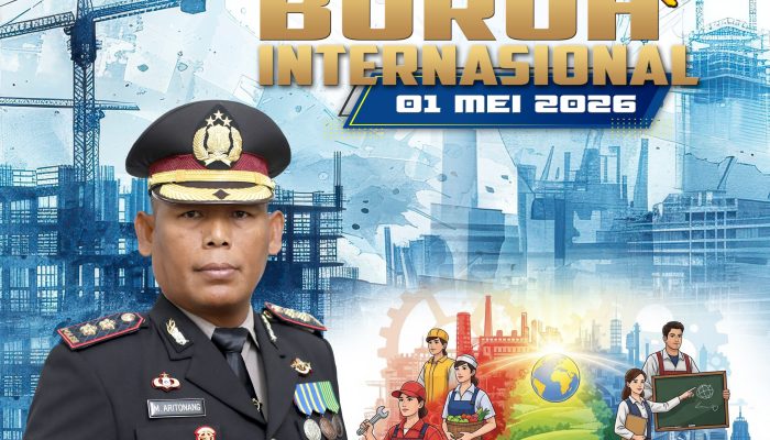 Polres Simalungun Ucapkan Selamat Hari Buruh Internasional 2026, Tegaskan Komitmen Jaga Kamtibmas