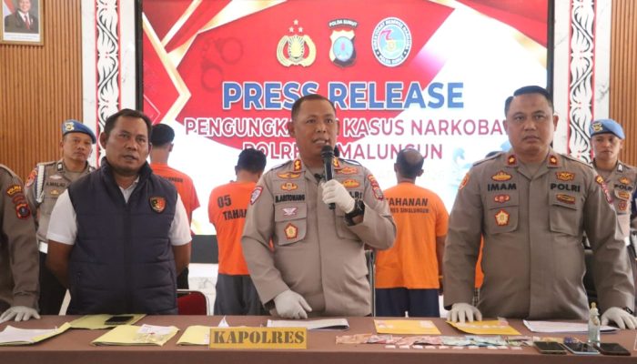 Kapolres Simalungun Rilis Kinerja Kwartal I 2026: 74 Kasus Narkoba Diungkap, 91 Tersangka Diamankan