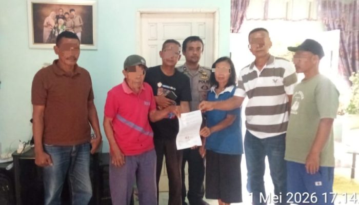 Polsek Siantar Marihat Selesaikan Dugaan Pengancaman Melalui Problem Solving