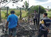 Polsek Siantar Martoba Respon Cepat Cek TKP Kebakaran Rumah di Gurilla, Kerugian Ditaksir Rp5 Juta