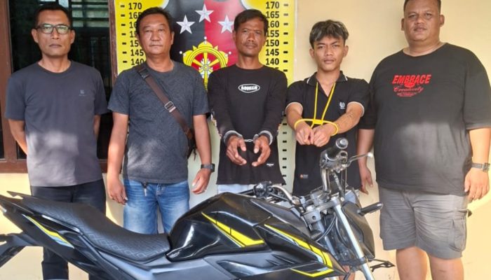 Gerak Cepat Polsek Bandar Huluan Ringkus Dua Pelaku Curanmor, Korban Rugi Rp20 Juta