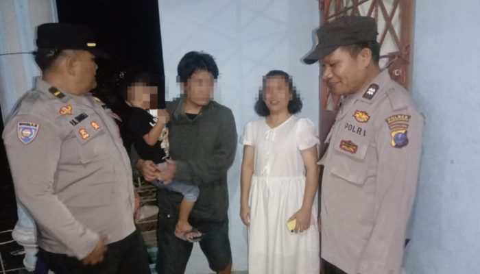 Respon Cepat CC 110, Polsek Siantar Marihat Berhasil Pertemukan Anak 6 Tahun dengan Orangtuanya