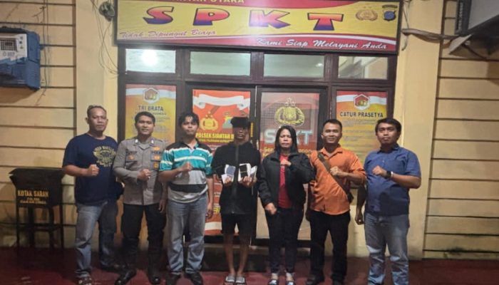Polsek Siantar Utara Amankan Terduga Pelaku Pencurian 4 Unit HP