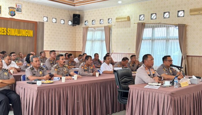 Polres Simalungun Gelar ANEV Kamtibmas, Perkuat Pengawasan dan Stabilitas Keamanan Wilayah