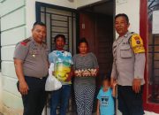 Polri Peduli, Kapolsek Siantar Marihat Salurkan Bantuan kepada Warga yang Memiliki Anak Stunting