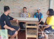 Dukung Ketahanan Pangan, Kapolsek Siantar Utara Dampingi Petani Binaan Panen Jagung