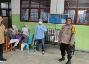 Bhabinkamtibmas Polsek Siantar Martoba Monitoring Distribusi MBG di Sekolah Madani
