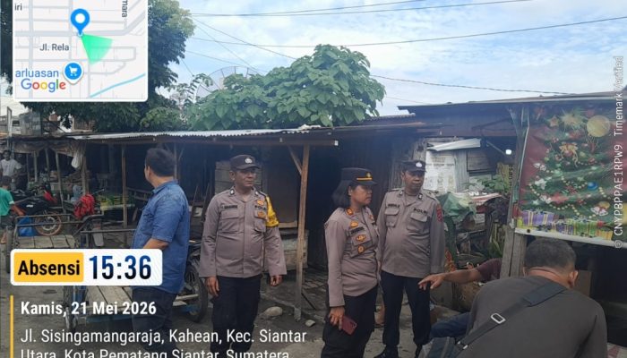 Polsek Siantar Utara Respons Cepat Laporan Dugaan Peredaran Narkoba di Eks Terminal Sukadame