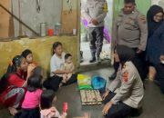 Sentuhan Humanis Polri, Kapolsek Siantar Selatan Sambangi dan Bantu Warga yang Anaknya Alami Malnutrisi