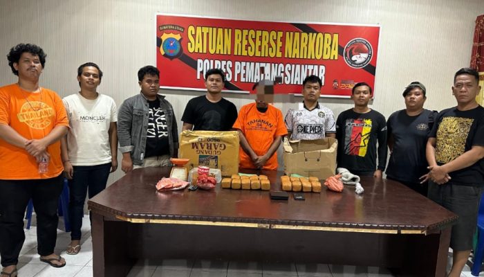 7,27 Kilogram Ganja Digagalkan di Pematangsiantar, Polisi Bongkar Jejak Peredaran dari Jalanan hingga Rumah Kontrakan
