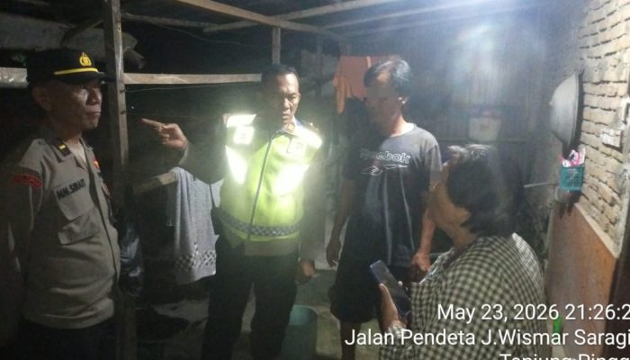 Polsek Siantar Martoba Respon Cepat Laporan Warga, Cek TKP Dugaan OTK Masuk Rumah