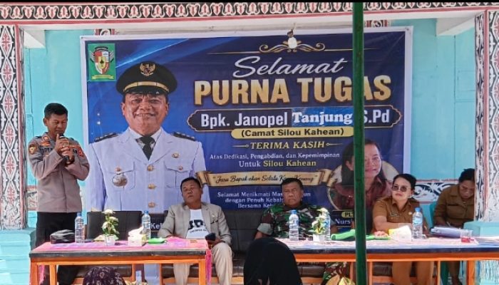Kapolsek Silou Kahean Hadiri Pelepasan Purna Tugas Camat, Perkuat Sinergitas Forkopimca