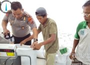 Kapolsek Siantar Marihat Dampingi Penjualan Jagung Petani Binaan ke Bulog