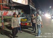 Kapolsek Siantar Utara Pimpin Patroli Blue Light Patrol Jaga Keamanan Malam Hari