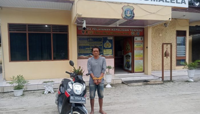 Modal Pinjam Rokok, Pria di Simalungun Bawa Kabur Honda Genio, Ditangkap Kurang dari 48 Jam