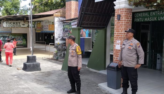 Polisi Siaga Saat Libur Idul Adha, Taman Hewan Pematangsiantar Jadi Sasaran Patroli
