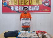 Polres Pematangsiantar Ungkap Kasus Ganja, Pemuda Gang Pulut Putih Ditangkap dengan Puluhan Paket Barang Bukti