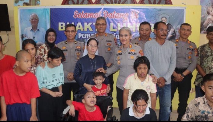 Sentuh Hati Anak Panti, Kapolres Pematangsiantar Salurkan Bantuan dan Beri Motivasi Raih Masa Depan
