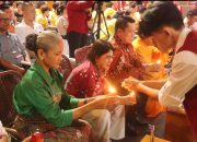 Kapolres Pematangsiantar Hadiri Malam Doa dan Festival Waisak, Perkuat Toleransi Antarumat Beragama