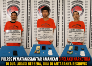 Dua Kali Sehari, Sat Narkoba Polres Pematangsiantar Bekuk 3 Pelaku Sabu, Dua Di Antaranya Residivis