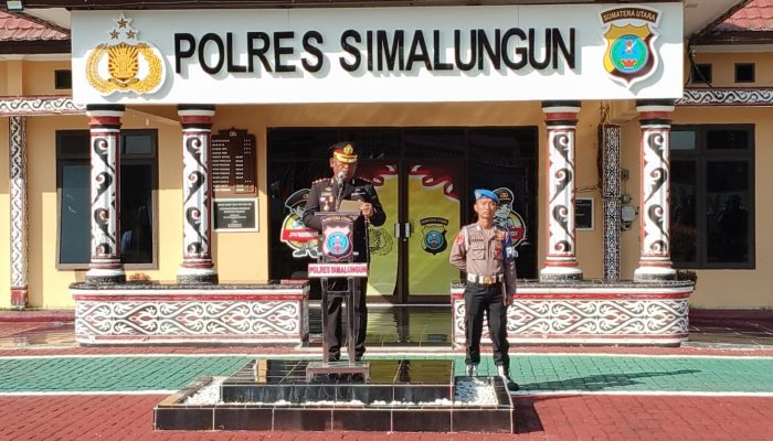 Peringati Hari Lahir Pancasila, Polres Simalungun Gelar Upacara Khidmat