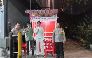 Polsek Siantar Timur Gelar Program SALING di Pos Satkamling SBC, Ajak Warga Tingkatkan Kewaspadaan