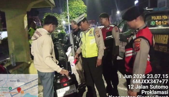 Polres Pematangsiantar Gelar KRYD, Antisipasi Balap Liar dan Gangguan Kamtibmas