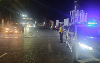 Sat Lantas Polres Pematangsiantar Gelar Blue Light Patrol, Jaga Kamtibmas dan Kelancaran Arus Lalu Lintas
