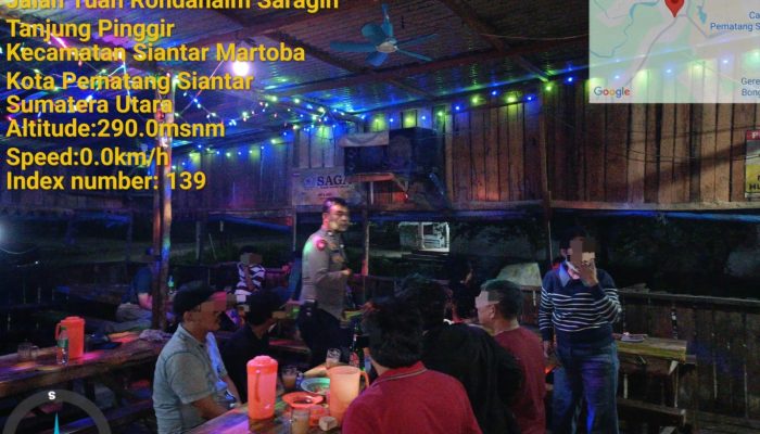 Respon Cepat Laporan Warga, Polsek Siantar Martoba Cek TKP Keributan di Cafe Cinta