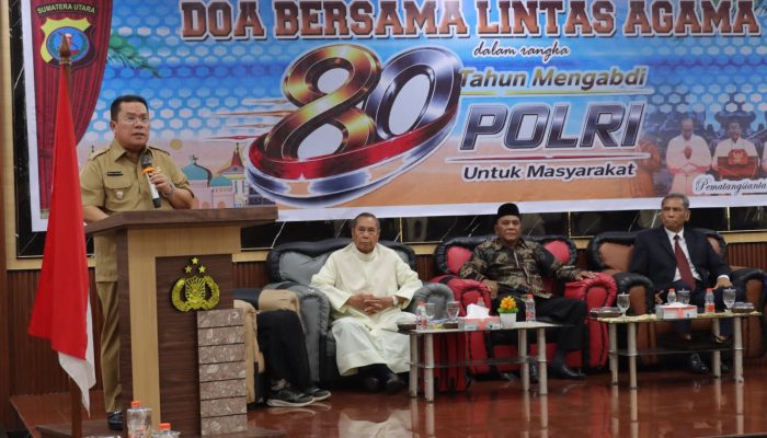 Sambut HUT Bhayangkara ke-80, Polres Pematangsiantar Gelar Doa Bersama Lintas Agama