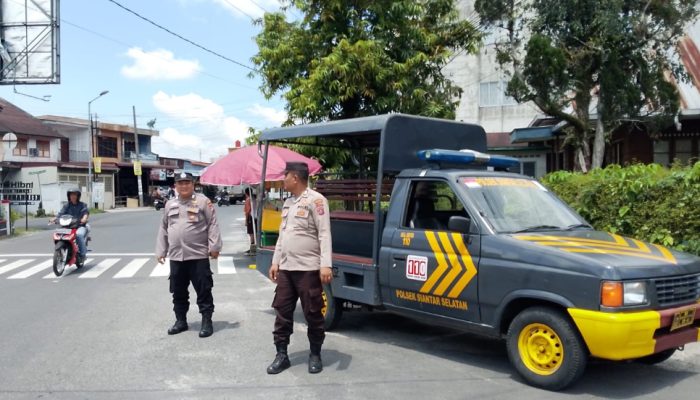 Polsek Siantar Selatan Gelar Patroli Blue Light Patrol, Antisipasi Kejahatan 3C