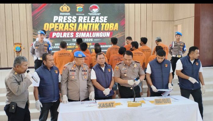 Perang Total Melawan Narkoba, Polres Simalungun Ringkus 53 Tersangka dalam Sekali Operasi