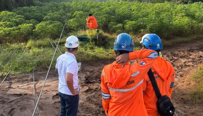 PLN Gerak Cepat Pulihkan Sistem Kelistrikan, 12 Tower Transmisi Rusak Akibat Cuaca Ekstrem di Sumatera Utara