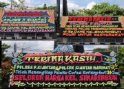 Papan Bunga Ucapan Terima Kasih Penuhi Mapolres Pematangsiantar, Apresiasi Keberhasilan Ungkap Kasus Curas Maut