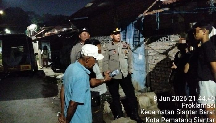 Respon Cepat Keluhan Warga, Polsek Siantar Barat Bubarkan Kerumunan Remaja yang Meresahkan