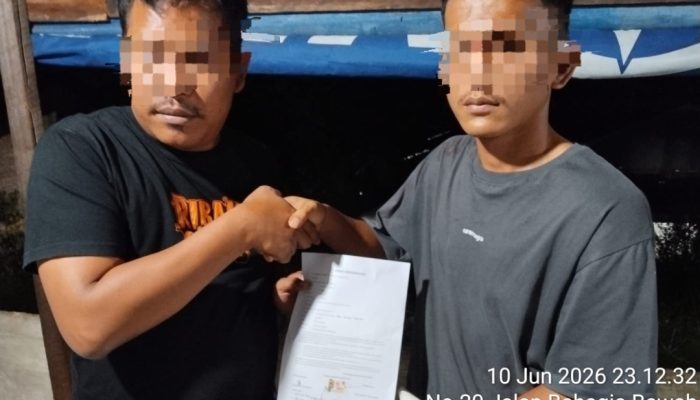 Respons Cepat Laporan Warga, Polsek Siantar Timur Mediasi Keributan hingga Berakhir Damai