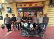 Polsek Siantar Utara Respons Cepat Amankan Pelaku Pencurian Timbangan Duduk