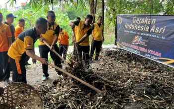 Sambut HUT Bhayangkara ke-80, Polres Pematangsiantar Gelar Aksi Bersih Lingkungan