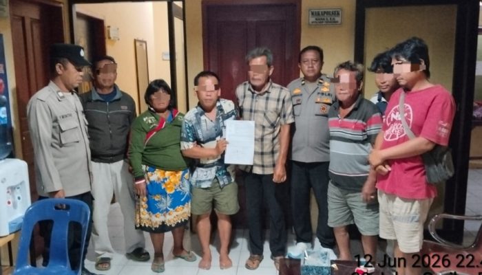 Polsek Siantar Marihat Mediasi Keributan di Warung Tuak, Berakhir Damai