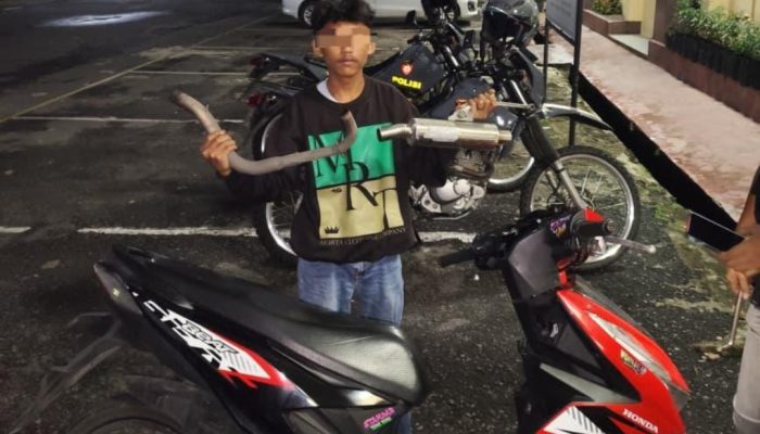 Timsus Dayok Mirah Patroli Malam, Tertibkan Knalpot Brong dan Antisipasi Penyakit Masyarakat