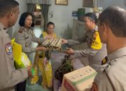 Sambut HUT Bhayangkara ke-80, Polsek Siantar Utara Salurkan Bansos kepada Penderita Hidrosefalus