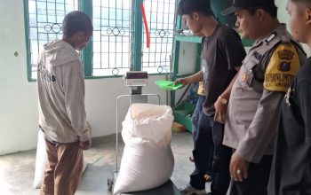 Bhabinkamtibmas Polsek Siantar Marihat Dampingi Petani Jual Hasil Panen Jagung ke Bulog