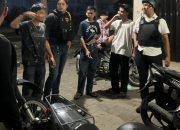 Patroli Malam Minggu, Polres Pematangsiantar Amankan Tujuh Sepeda Motor Knalpot Brong