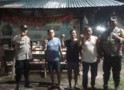 Polsek Siantar Marihat Laksanakan SALING di Pos Kamling, Tingkatkan Kewaspadaan Warga