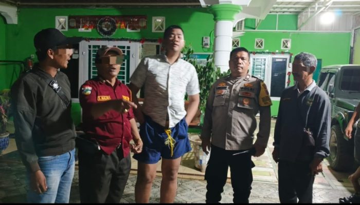 Polsek Siantar Martoba Respon Cepat Amankan Pria Diduga ODGJ Mengamuk di Simpang Karangsari