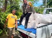 Polsek Siantar Selatan, Dampingi, Penjualan Hasil Panen Jagung Petani ke Bulog,