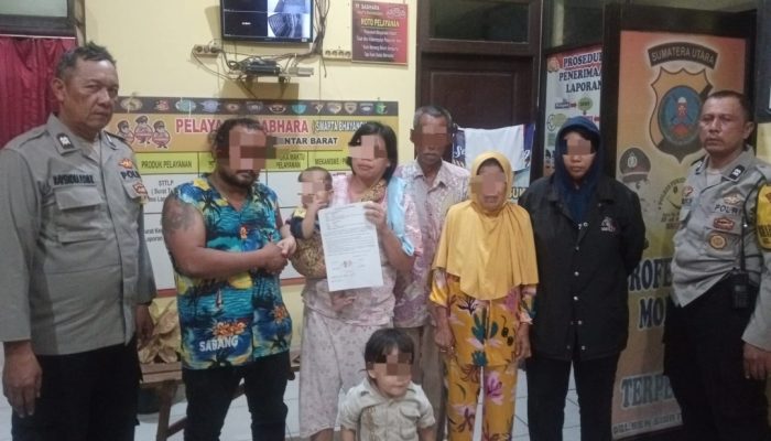 Polsek Siantar Barat Mediasi Keributan Rumah Tangga yang Viral di Media Sosial