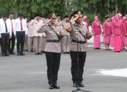 AKBP Marganda dan AKBP Sah Udur Pimpin Ziarah di TMP Nagur Jelang Hari Bhayangkara Ke-80
