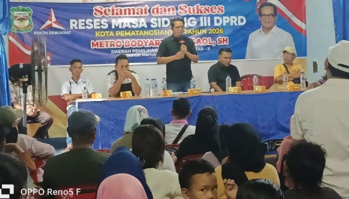 Reses DPRD, Metro Bodyart Hutagaol Tampung Keluhan Warga Soal SPMB dan Bansos