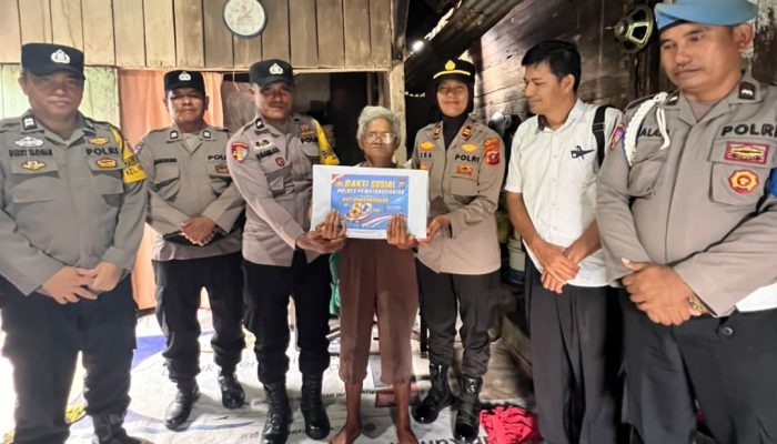 Sambut HUT Bhayangkara ke-80, Polsek Siantar Selatan Salurkan Bansos kepada Lansia